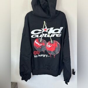 Cold Culture Cherry Hoodie Black
